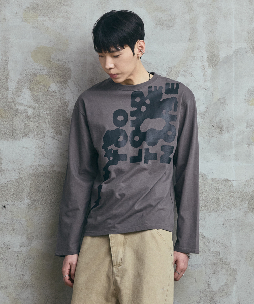 SUPERSUB(スーパーサブ)の「サンダーノイズ 長袖Tシャツ - ダスティグレー(Tシャツ/カットソー・レディース・その他・MEDIUM/LARGE)」の3枚目の写真