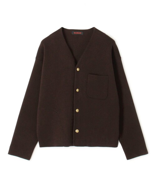 caban（キャバン）の「コットンカシミヤ ハイVネックカーディガン（ニット/セーター・メンズ・ダークブラウン/グリーン/ブラック・M/L）」の3枚目の写真