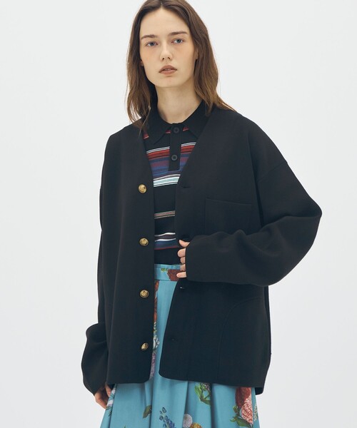 caban（キャバン）の「コットンカシミヤ ハイVネックカーディガン（ニット/セーター・メンズ・ダークブラウン/グリーン/ブラック・M/L）」の7枚目の写真