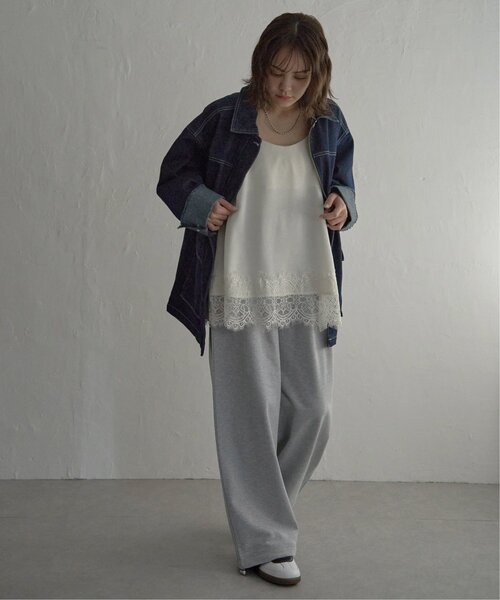 notch.（ノッチ）の「レースサテンキャミソール（キャミソール・レディース・ブラック/ブラウン/オフホワイト・M）」の21枚目の写真