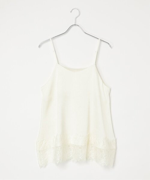 notch.（ノッチ）の「レースサテンキャミソール（キャミソール・レディース・ブラック/ブラウン/オフホワイト・M）」の12枚目の写真