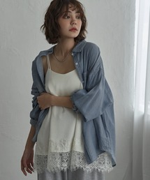 notch.（ノッチ）の「レースサテンキャミソール（キャミソール）」