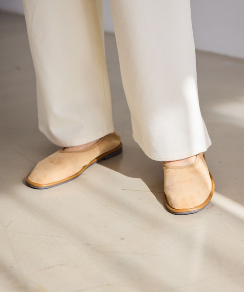 studio CLIP（スタディオクリップ）の「【撥水/抗菌防臭/クッションインソール】スエードパンプス（パンプス・レディース・ブラック/ブラウン/ホワイト/ベージュ・MEDIUM/LARGE）」の4枚目の写真