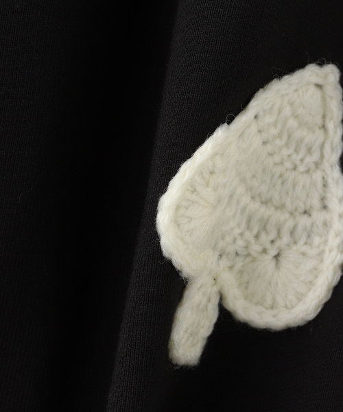 DISCOVERED(ディスカバード)の「DISCOVERED / ディスカバード PLAYCARD CROCHET MOTIF SWEAT(スウェットパンツ・メンズ・ブラック/グレー・3)」の4枚目の写真