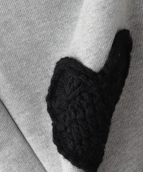 DISCOVERED(ディスカバード)の「DISCOVERED / ディスカバード PLAYCARD CROCHET MOTIF SWEAT(スウェットパンツ・メンズ・ブラック/グレー・3)」の5枚目の写真