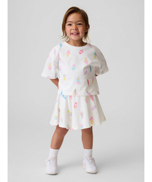 GAP（ギャップ）の「スコート コーデセット (幼児・ベビー)（セットアップ）」