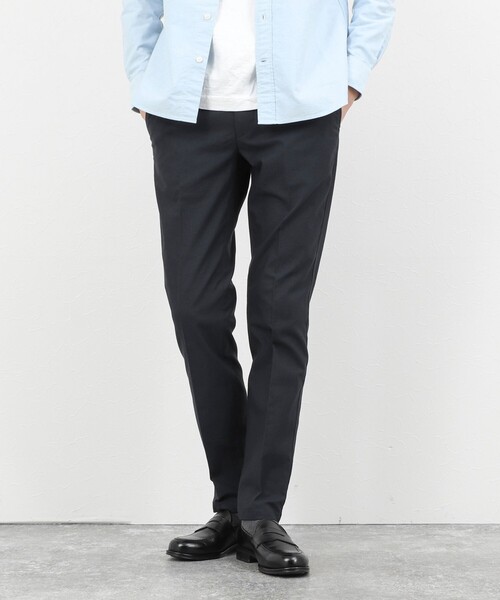 NOLLEY’S（ノーリーズ）の「《ビジカジ対応》綿麻COOLMAX スリムフィットパンツ 26SS（その他パンツ・メンズ・ネイビー/ライトブルー/アイボリー/グレー・XXL/XL/L/M/S）」の4枚目の写真