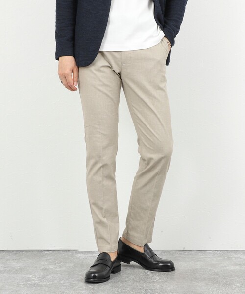 NOLLEY’S（ノーリーズ）の「《ビジカジ対応》綿麻COOLMAX スリムフィットパンツ 26SS（その他パンツ・メンズ・ネイビー/ライトブルー/アイボリー/グレー・XXL/XL/L/M/S）」の6枚目の写真