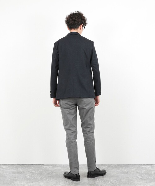 NOLLEY’S（ノーリーズ）の「《ビジカジ対応》綿麻COOLMAX スリムフィットパンツ 26SS（チノパンツ・メンズ・ネイビー/ライトブルー/アイボリー/グレー・XXL/XL/L/M/S）」の18枚目の写真