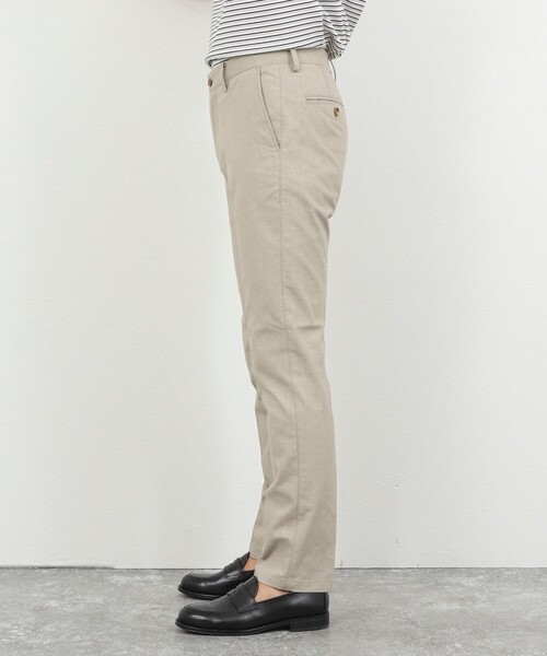NOLLEY’S（ノーリーズ）の「《ビジカジ対応》綿麻COOLMAX スリムフィットパンツ 26SS（チノパンツ・メンズ・ネイビー/ライトブルー/アイボリー/グレー・XXL/XL/L/M/S）」の15枚目の写真