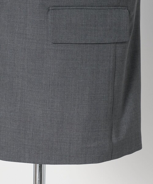 LOEFF（ロエフ）の「＜LOEFF＞トロピカルウール ボックス ジャケット（テーラードジャケット・レディース・グレー系/ネイビー・1/0）」の15枚目の写真