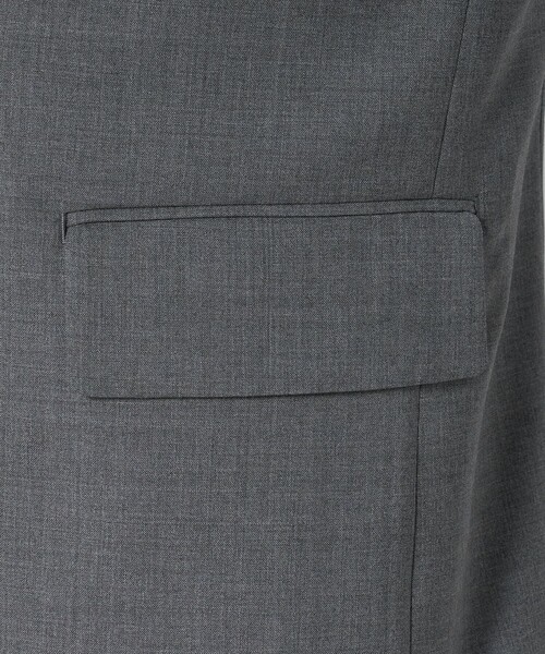 LOEFF（ロエフ）の「＜LOEFF＞トロピカルウール ボックス ジャケット（テーラードジャケット・レディース・グレー系/ネイビー・1/0）」の14枚目の写真