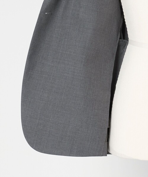 LOEFF（ロエフ）の「＜LOEFF＞トロピカルウール ボックス ジャケット（テーラードジャケット・レディース・グレー系/ネイビー・1/0）」の10枚目の写真