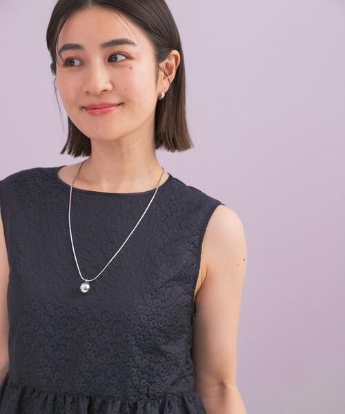 URBAN RESEARCH ROSSO WOMEN(アーバンリサーチ ロッソ)の「フラワージャガードフォルムワンピース(ワンピース・レディース・オレンジ/ネイビー・FREE)」の12枚目の写真