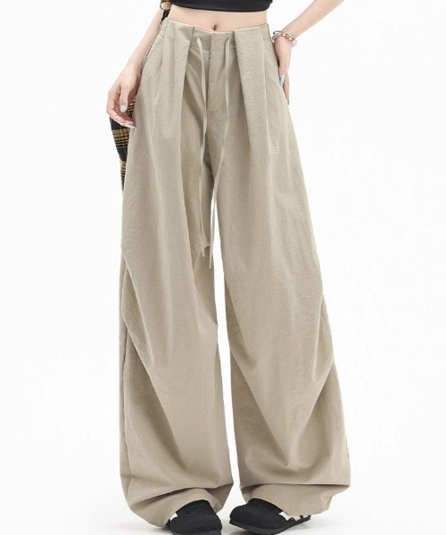 Vipoa(ヴィポア)の「カジュアルカーゴパンツ(カーゴパンツ・レディース・ブラック/カーキ・FREE)」の7枚目の写真