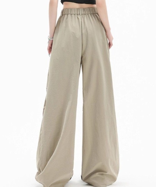 Vipoa(ヴィポア)の「カジュアルカーゴパンツ(カーゴパンツ・レディース・ブラック/カーキ・FREE)」の3枚目の写真