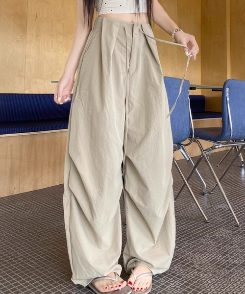 Vipoa(ヴィポア)の「カジュアルカーゴパンツ(カーゴパンツ・レディース・ブラック/カーキ・FREE)」の14枚目の写真