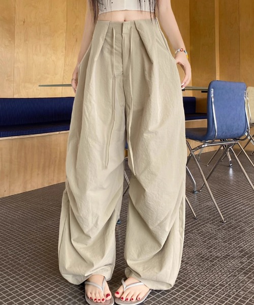 Vipoa(ヴィポア)の「カジュアルカーゴパンツ(カーゴパンツ・レディース・ブラック/カーキ・FREE)」の10枚目の写真