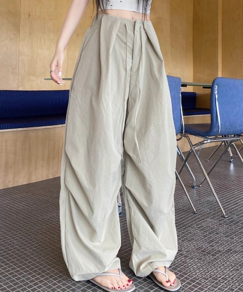 Vipoa(ヴィポア)の「カジュアルカーゴパンツ(カーゴパンツ・レディース・ブラック/カーキ・FREE)」の8枚目の写真