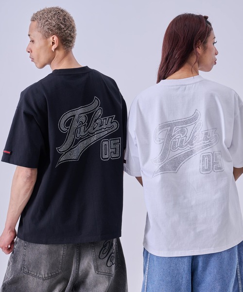 FUBU( フブ)の「FUBU フブ ブランド Rhinestone TShirts/ラインストーンTシャツ(Tシャツ/カットソー・メンズ・ホワイト/ブラック・XXL/XL/L/M)」の7枚目の写真