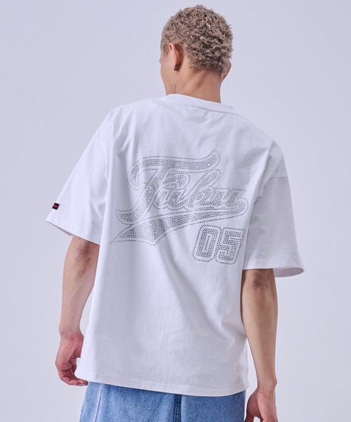 FUBU( フブ)の「FUBU フブ ブランド Rhinestone TShirts/ラインストーンTシャツ(Tシャツ/カットソー・メンズ・ホワイト/ブラック・XXL/XL/L/M)」の9枚目の写真
