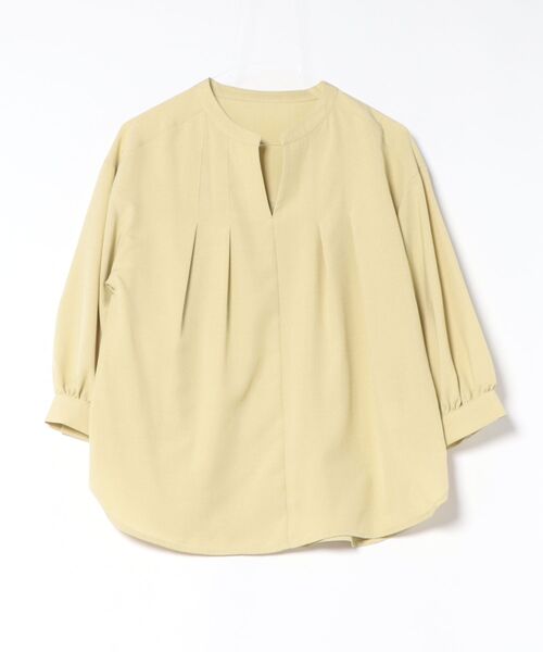 Droite lautreamont(ドロワットロートレアモン)の「【WEB限定】タンブラーブッチャーブラウス(シャツ/ブラウス・レディース・ブルー/ベージュ/グリーン・M)」の3枚目の写真