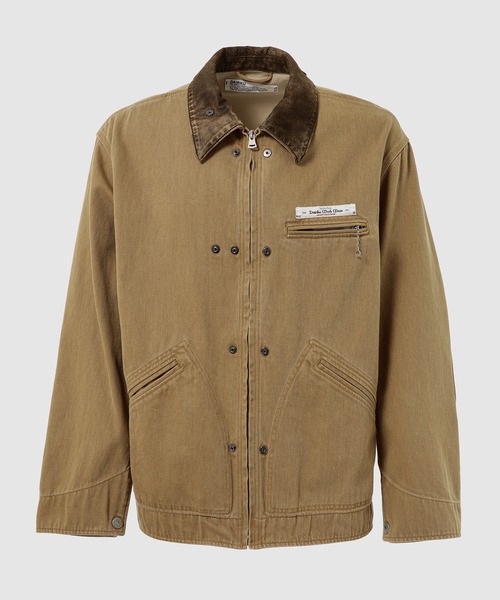 DAIRIKU(ダイリク)の「"Dairiku Work Wear" Vintage Wash Jacket(その他アウター・メンズ・ブラック/グリーン系その他/ベージュ・M/L)」の2枚目の写真