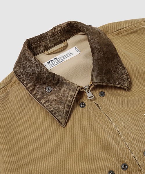 DAIRIKU(ダイリク)の「"Dairiku Work Wear" Vintage Wash Jacket(その他アウター・メンズ・ブラック/グリーン系その他/ベージュ・M/L)」の22枚目の写真
