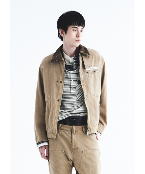 DAIRIKU(ダイリク)の「"Dairiku Work Wear" Vintage Wash Jacket(その他アウター・メンズ・ブラック/グリーン系その他/ベージュ・M/L)」の9枚目の写真