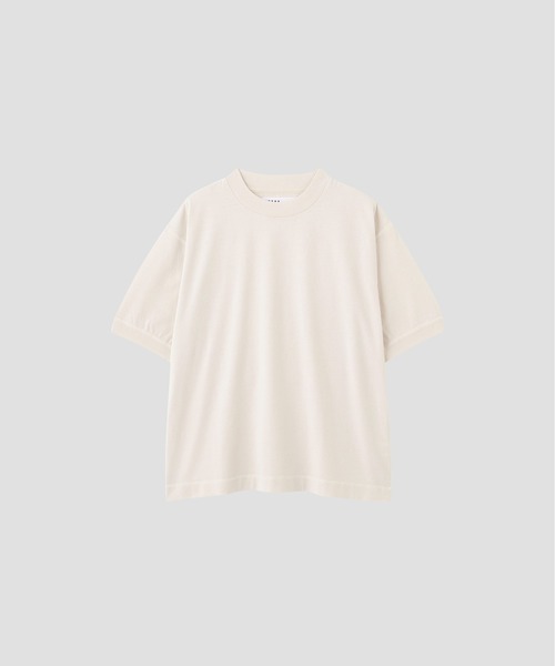 MHL.（エムエイチエル）の「GARMENT DYED TOUGH COTTON LINE（Tシャツ/カットソー・メンズ・オフホワイト/ライトブルー/ネイビー・MEDIUM/LARGE）」の5枚目の写真