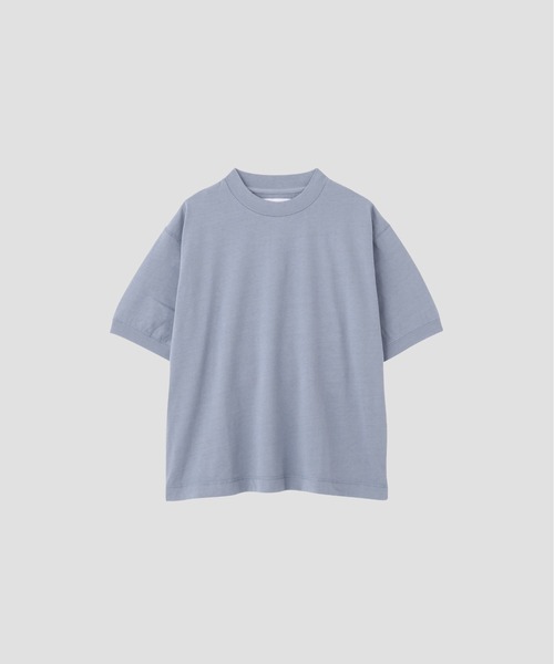 MHL.（エムエイチエル）の「GARMENT DYED TOUGH COTTON LINE（Tシャツ/カットソー・メンズ・オフホワイト/ライトブルー/ネイビー・MEDIUM/LARGE）」の8枚目の写真