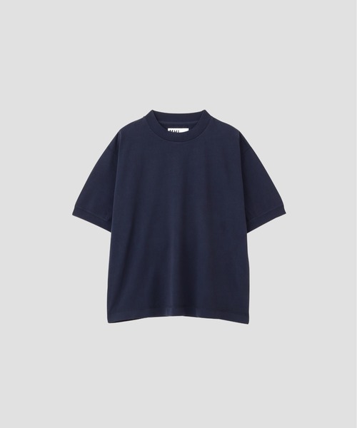 MHL.（エムエイチエル）の「GARMENT DYED TOUGH COTTON LINE（Tシャツ/カットソー・メンズ・オフホワイト/ライトブルー/ネイビー・MEDIUM/LARGE）」の12枚目の写真