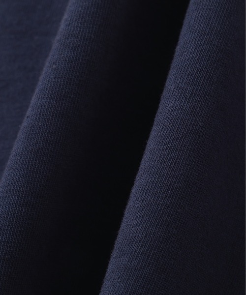 MHL.（エムエイチエル）の「GARMENT DYED TOUGH COTTON LINE（Tシャツ/カットソー・メンズ・オフホワイト/ライトブルー/ネイビー・MEDIUM/LARGE）」の14枚目の写真