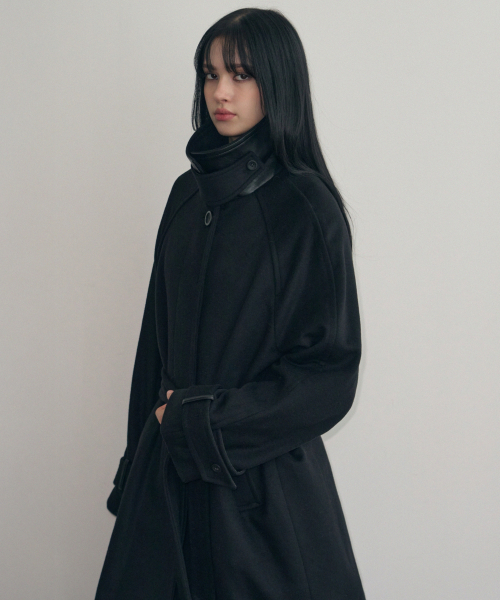 LEATHERY（レザリー）の「カシミヤバルマカンローブコート [グレー]（チェスターコート・レディース・その他・S/M）」の10枚目の写真