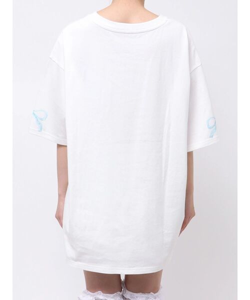 merry jenny(メリージェニー)の「ひみつのゆらめきフレームTee(Tシャツ/カットソー・レディース・ブルー/オフホワイト・FREE)」の18枚目の写真