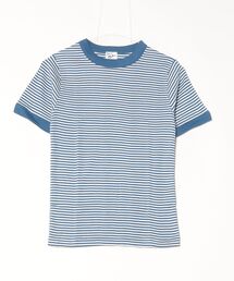 MILLER | Robert P. Miller / パネルリブ C/N 半袖2 / 849C(Tシャツ/カットソー)