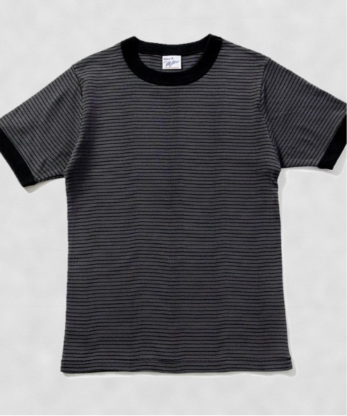 MILLER（ミラー）の「Robert P. Miller / パネルリブ C/N 半袖2 / 849C（Tシャツ/カットソー・レディース・グレー系その他/ホワイト系その他5/ブラック/オレンジ/ミント/チャコールグレー/オレンジ系その他/グレー/ホワイト系その他4/ブルー/レッド/グリーン/ピンク/ホワイト・FREE）」の7枚目の写真