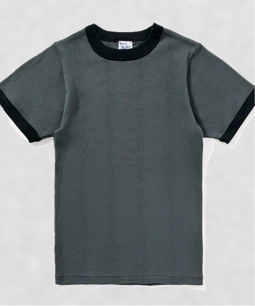 MILLER（ミラー）の「Robert P. Miller / パネルリブ C/N 半袖2 / 849C（Tシャツ/カットソー・レディース・グレー系その他/ホワイト系その他5/ブラック/オレンジ/ミント/チャコールグレー/オレンジ系その他/グレー/ホワイト系その他4/ブルー/レッド/グリーン/ピンク/ホワイト・FREE）」の5枚目の写真