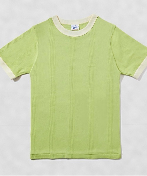 MILLER（ミラー）の「Robert P. Miller / パネルリブ C/N 半袖2 / 849C（Tシャツ/カットソー・レディース・グレー系その他/ホワイト系その他5/ブラック/オレンジ/ミント/チャコールグレー/オレンジ系その他/グレー/ホワイト系その他4/ブルー/レッド/グリーン/ピンク/ホワイト・FREE）」の8枚目の写真