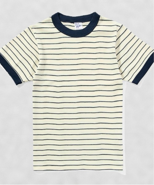 MILLER（ミラー）の「Robert P. Miller / パネルリブ C/N 半袖2 / 849C（Tシャツ/カットソー・レディース・グレー系その他/ホワイト系その他5/ブラック/オレンジ/ミント/チャコールグレー/オレンジ系その他/グレー/ホワイト系その他4/ブルー/レッド/グリーン/ピンク/ホワイト・FREE）」の3枚目の写真