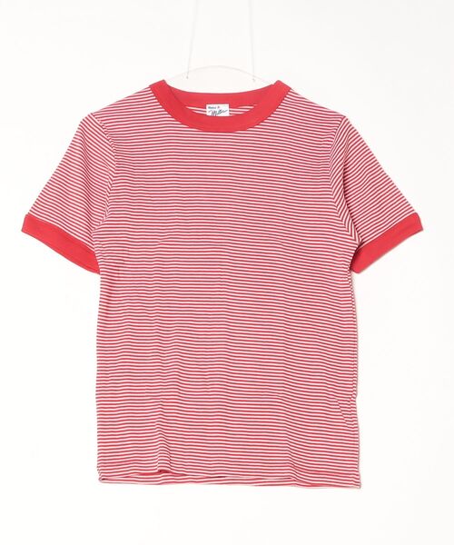 MILLER（ミラー）の「Robert P. Miller / パネルリブ C/N 半袖2 / 849C（Tシャツ/カットソー・レディース・グレー系その他/ホワイト系その他5/ブラック/オレンジ/ミント/チャコールグレー/オレンジ系その他/グレー/ホワイト系その他4/ブルー/レッド/グリーン/ピンク/ホワイト・FREE）」の19枚目の写真