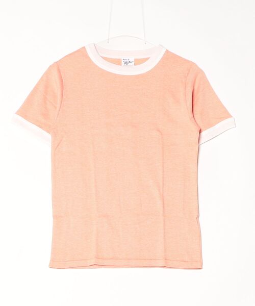 MILLER（ミラー）の「Robert P. Miller / パネルリブ C/N 半袖2 / 849C（Tシャツ/カットソー・レディース・グレー系その他/ホワイト系その他5/ブラック/オレンジ/ミント/チャコールグレー/オレンジ系その他/グレー/ホワイト系その他4/ブルー/レッド/グリーン/ピンク/ホワイト・FREE）」の20枚目の写真