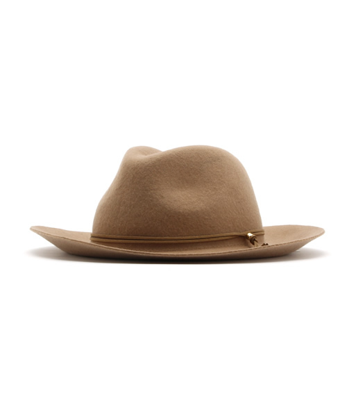 GLOBAL WORK(グローバルワーク)の「フェルトナカオレHAT2/708039(ハット・レディース・ネイビー/ベージュ/ブラック/グレー・FREE)」の3枚目の写真