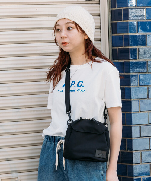 FREAK'S STORE（フリークスストア）の「GREGORY × FREAK'S STORE/グレゴリー 別注 TOASTY LEATHER PATCH/別注 トースティーショルダー レザーパッチ（ショルダーバッグ・レディース・ブラック/ベージュ・ONE SIZE）」の7枚目の写真