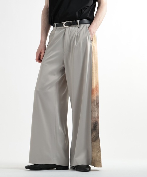 HARE(ハレ)の「【SET UP対応】ART SHIFTワイドパンツ(HARE)(スラックス・メンズ・ブラック/ベージュ/ブルー・SMALL/FREE/MEDIUM)」の5枚目の写真