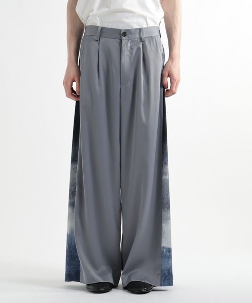 HARE(ハレ)の「【SET UP対応】ART SHIFTワイドパンツ(HARE)(スラックス・メンズ・ブラック/ベージュ/ブルー・SMALL/FREE/MEDIUM)」の7枚目の写真