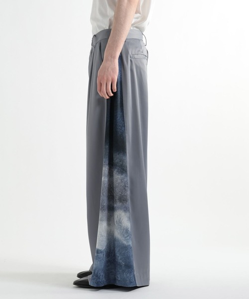HARE(ハレ)の「【SET UP対応】ART SHIFTワイドパンツ(HARE)(スラックス・メンズ・ブラック/ベージュ/ブルー・SMALL/FREE/MEDIUM)」の8枚目の写真