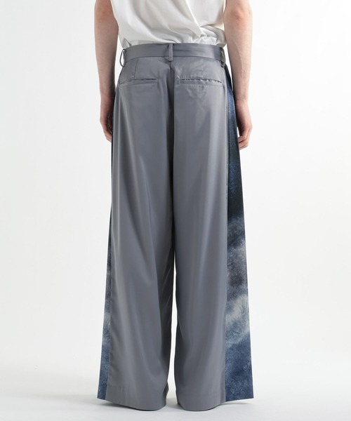 HARE(ハレ)の「【SET UP対応】ART SHIFTワイドパンツ(HARE)(スラックス・メンズ・ブラック/ベージュ/ブルー・SMALL/FREE/MEDIUM)」の9枚目の写真