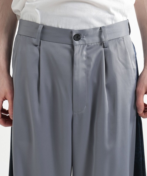 HARE(ハレ)の「【SET UP対応】ART SHIFTワイドパンツ(HARE)(スラックス・メンズ・ブラック/ベージュ/ブルー・SMALL/FREE/MEDIUM)」の10枚目の写真