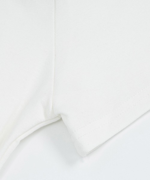 HOOK（フック）の「HOOK for girls　ギンガムリボンワンショルダー半袖トップス (SS)（Tシャツ/カットソー・レディース・ホワイト/ブラック・FREE）」の14枚目の写真